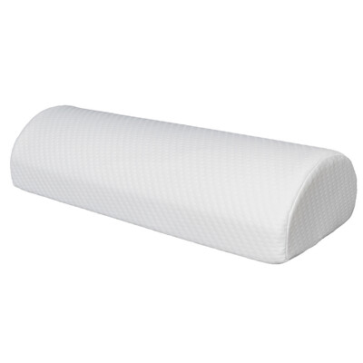 

Memory Foam Half MoonHalf Cylinder Knee Neck Roll Pillow Leg Back Head Support