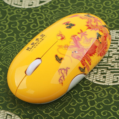 

Blue&white porcelain wireless mouse Chinese style creative gift