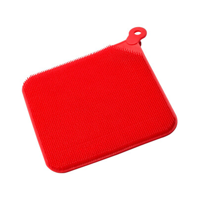 

Toponeto Silicone Dish Bowl Scouring Pad Magic Cleaning Brush Washing Kitchen Tool