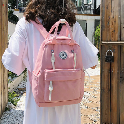 

2019 new fashion ins wind bag female Korean version of high school college backpack Japanese tide large capacity backpack