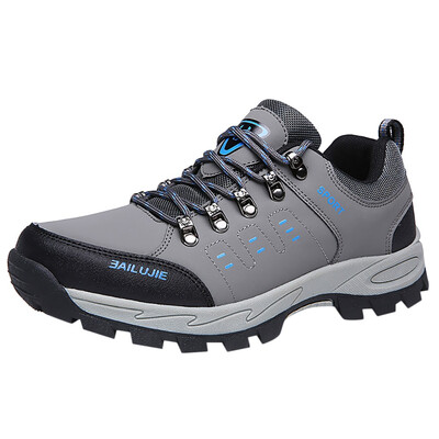 

Men Hiking Shoes Travel Shoes Autumn Outdoor Non-slip Wear Sneakers Men Lace Up Hiking Climbing Casual Footwear Ankle Sneakers
