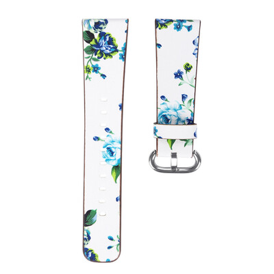 

〖Follure〗Printing Leather Strap Replacement Watch Band For Fitbit Versa