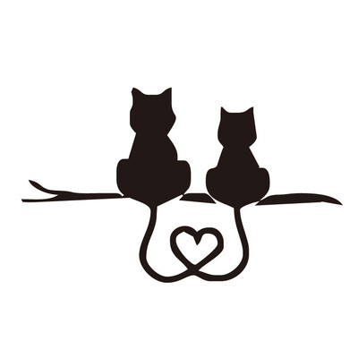 

Tailored Car Truck Decal Vinyl Graphics Side 3D Cute Cat Body Decal For Vehicles