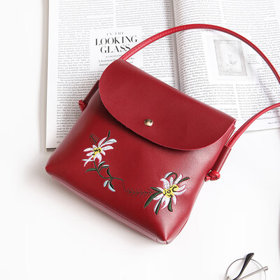 

2017 Brand female crossbody bag casual shoulder bags women small messenger bags ladies retro design handbags with Embroidery