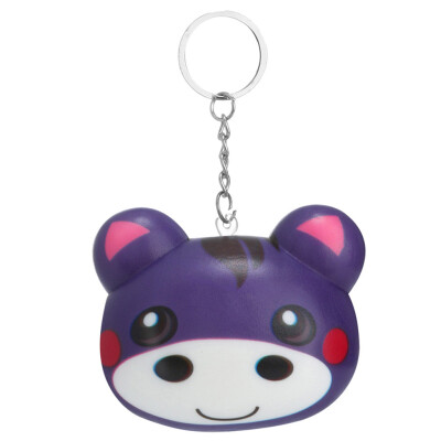 

Siaonvr Squishies Kawaii Cartoon Animal Slow Rising Cream Scented Keychain Stress Relief