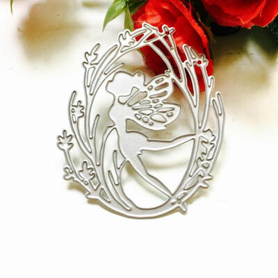 

2019 NEW Fairy Themed Carbon Steel Cutting Die Stencil Die-Cut Template For Card Making Scrapbooking Decor DIY Craft Tools