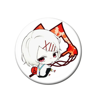 

Tokyo Ghoul Brooch Japanese Animation Tokyo Ghoul Creative Kawaii Brooches & Pins for Clothes Bags Caps&Pencil Cases