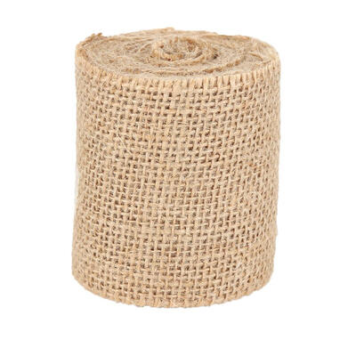 

2mroll Natural Vintage Jute Burlap Ribbon DIY Knitting Threaded Lace Rope