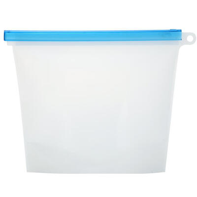 

Silicone Food Fresh Seal Bag Reusable Fruit Meat Ziplock Storage Container