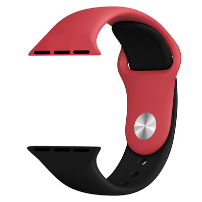 

〖Follure〗Two color Soft Weave Silicone Replacement Band Strap For Apple Iwatch 4 44mm