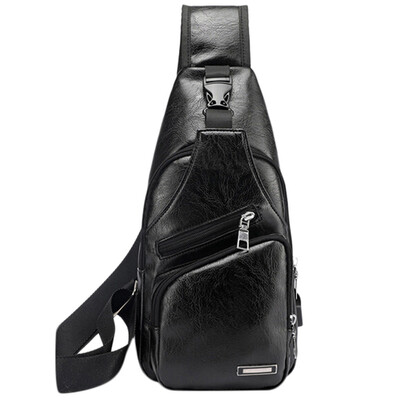 

Tailored Mens Shoulder Bag Charging Bag Sports Usb Chest Bag Outdoor Package