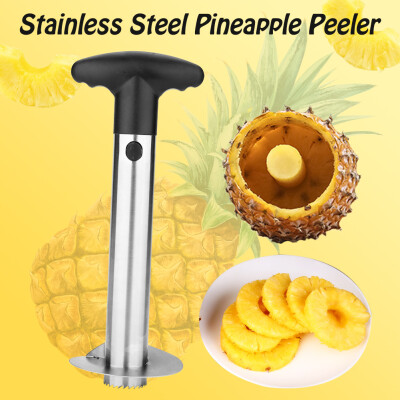 

Stainless Steel Pineapple Corer Peeler Cutter Fruit Cutting Tool Gadget for Home KitchenPineapple Cutting Tool