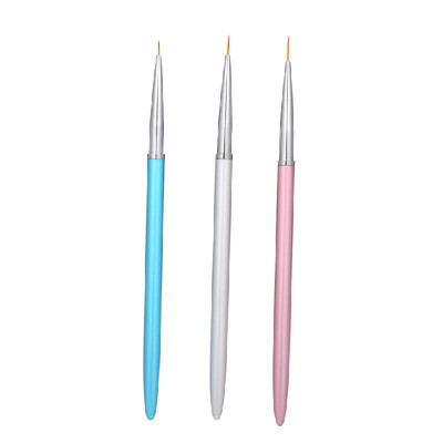 

3PCs Nail Art Design Set Nail Art Liner Brushes Dotting Painting Drawing Brush Pen