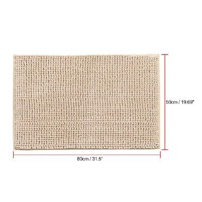 

Microfiber Rugs Chenille Floor Mat Carpet Soft Indoor Washable Bathroom Floor Mat Dining Room Home Bedroom Carpet Anti-slip Machin