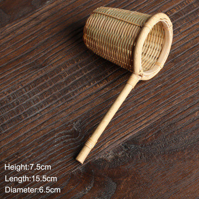 

Japan Teaism Decorative Tea Strainers Bamboo Rattan Gourd Shaped Tea Leaves Funnel for Tea Table Decor Tea Ceremony Accessories