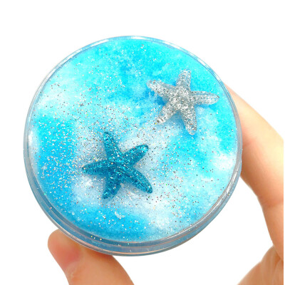 

Siaonvr 60ML Stars Mud Mixing Cloud Slime Putty Scented Stress Kids Clay Toy