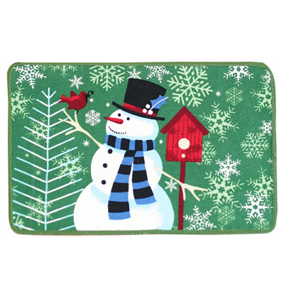 

Siaonvr Cartoon Christmas Carpet Anti-slip Mat Door Mat Household Bathroom Mat
