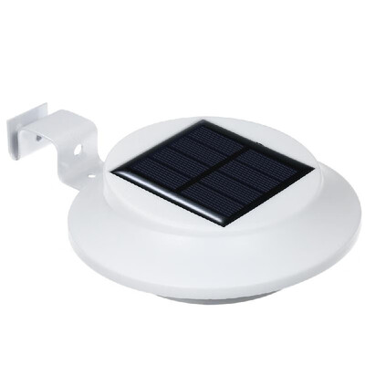 

6LEDs Solar Powered Fence Night Light Light-Operated Outdoor IP65 Waterproof Garden Yard Wall Gutter Pathway Lamp--White Light