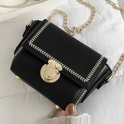 

Foreign gas woman 2019 chain Korean version 100 lap summer shoulder bag fashion 100 build new oblique carry small square bag