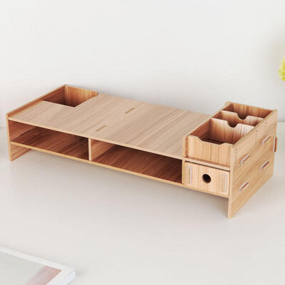 

Greensen Monitor Laptop Stand Computer Screen Support Modern Office Desk Rack Shelf