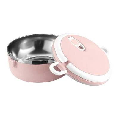 

0530 Portable One Layer Stainless Steel Insulated Bento Lunch Box Leak Proof Lunch Box Stackable Lunch Box with Lid One-Tier Be