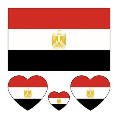 

Environmental Protection Waterproof&Anti-sweat National Flag Tattoos Stickers Football Fan Sticker