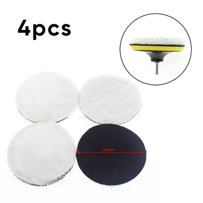

4pcs 150MM Felt Polishing Pads DIY For Car Polishing And Waxing Power Tools