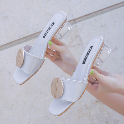 

The same slipper womens summer Hong Kong fashion drag the word Joker with sandals&slippers women