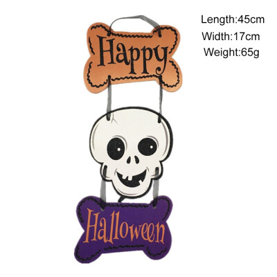 

Halloween Hanging Decoration Household Pumpkin Bat Skull Paper Hanging Decoration