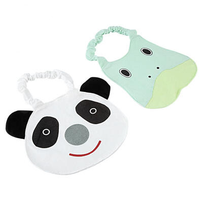 

Greensen 2PCS Baby Infant Toddler Cute Waterproof Bibs Cotton Feeding Apron Teething Bib Towel