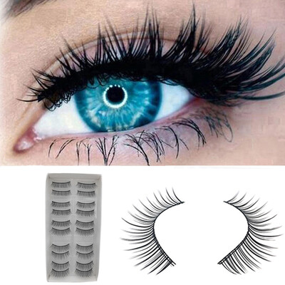 

〖Follure〗10Pair Luxury 3D False Lashes Fluffy Strip Eyelashes Long Natural Party