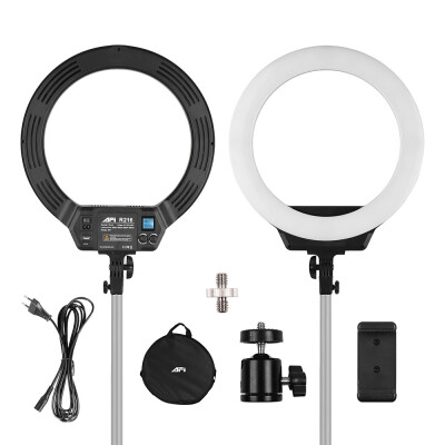 

AFI 16 Inch LED Ring Light for Phone&Camera 38W Stepless Dimmable 3000K-6500K Lighting kit with LCD Display Phone Holder Carry