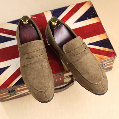 

British trend mens shoes comfortable suede tide shoes