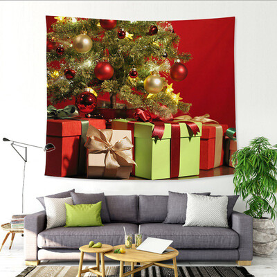 

〖Follure〗Xmas Art Home Wall Hanging Tapestry Wall Ornamentation Christmas Wall Decor