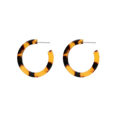 

EK464 Leopard Print Long drop Earrings For Women Tortoiseshell Acetate Resin Acrylic Za Heart Star Circle Geometric Earring