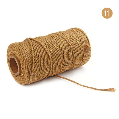

Siaonvr 100m Long100Yard Pure Cotton Twisted Cord Rope Crafts Macrame Artisan String