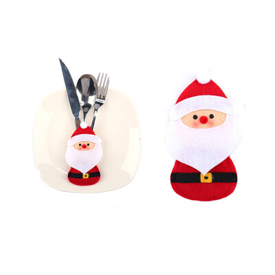 

Tailored Decoration Creative Home Party Fork Set Hat Storage Tool Christmas Bag