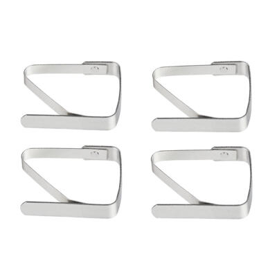 

4pcs Stainless Steel Tablecloth Clip Adjustable Table Angle Holder Clamps