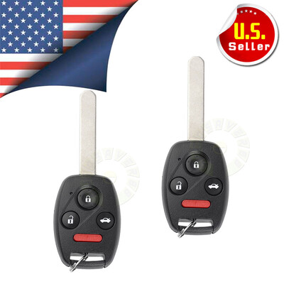

2 for Honda Accord Coupe 2008 2009 2010 2011 2012 Keyless Remote Car Key Fob