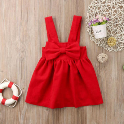 

Toddler Kids Baby Girls Princess Formal Skirt Dress Suspender Belt Clothes
