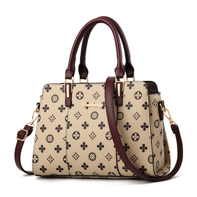 

Large capacity women Korean version simple middle-aged single shoulder slant mother bag fashion lady handbag