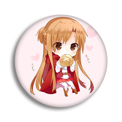 

Anime Sword Art Online Cartoon Brooch Pin Pins Badge Accessories For Clothes Backpack Decoration Best Gift for Anime Fans Gift