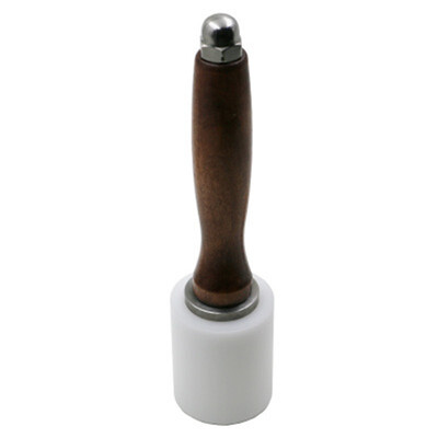 

Nylon leather carving hammer with wooden handle Handmade Carving Cutting Punching Printing tools LeatherCraft Accessories