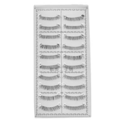 

10PairsSet Cosmetic Handmade Long False Eyelashes Natural Fake Eyelashes