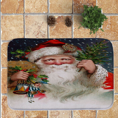

Toponeto Merry Christmas Welcome Doormats Indoor Home Carpets Decor 40x60CM