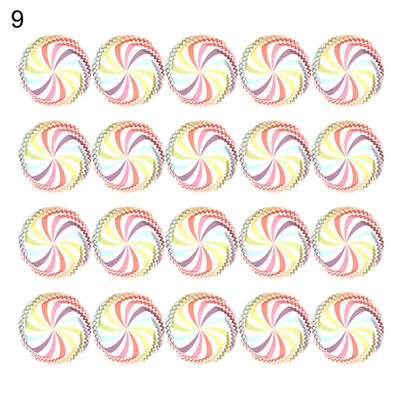 

100Pcs Heart Spot Rabbit Print Cupcake Cake Case Muffin Baking Cup Party Decor