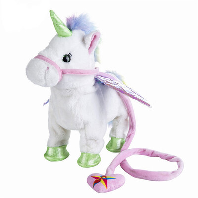 

Electric Walking Unicorn Stuffed Animals Plush Musical Pony Toy