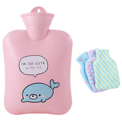 

Cartoon Unicorn Hand Warmer Plush Hot Water Bottle Removable And Washable Small Water Warmer Handbag Water Warm Handbag