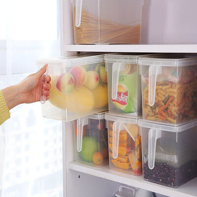 

Gobestart Storage Collecting Box Basket Kitchen Refrigerator Fruit Food Organiser Utility