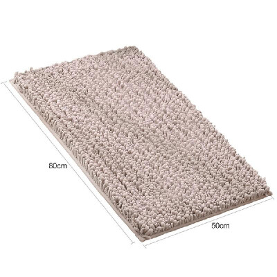 

Microfiber Bath Rugs Chenille Floor Mat Carpet Soft Indoor Washable Bathroom Floor Mat Dining Room Home Bedroom Carpet Anti-slip